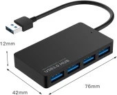 Ancheyn 4 Port USB Hub USB 3.0 ve 2.0 USB Çoklayıcı Çoğaltıcı Switch Adaptör 5265 thumbnail 2
