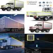 Tüvtürk Onaylı Bant Beyaz 1 Metre 5 cm Belgeli Reflektörlü Reflektif Fosforlu Şerit Bant İkaz Bandı thumbnail 8