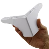 20'li Set Rose Lüks Mobilya Koltuk Kanepe Tv Ünitesi Destek Ayağı 10 cm Beyaz Ayakları thumbnail 5