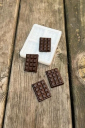 Çikolata Dörtlü Silikon Mum Kalıbı thumbnail 3