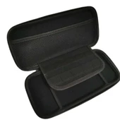 Cosmostech Nintendo Switch Oyun Konsolu Uyumlu Taşıma Çantası Kılıf Siyah Desenli - 8