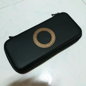 Cosmostech Nintendo Switch Oyun Konsolu Uyumlu Taşıma Çantası Kılıf Siyah Desenli - 4