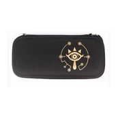 Cosmostech Nintendo Switch Oyun Konsolu Uyumlu Taşıma Çantası Kılıf Siyah Desenli - 1