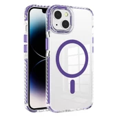 Apple iPhone 13 Kılıf Magsafe Şarj Özellikli Airbagli Takılabilir Askı Aparatlı Zore Nana Kapak thumbnail 2