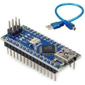 Arduino Nano V3.0 Klon Ch340 + Usb Kablo - 1