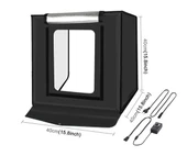 Puluz 40x40cm LED Işıklı Profesyonel Ürün Çekim Çadırı - 5