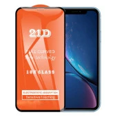 iPhone XR Ekran Koruyucu 21D Tam Kaplayan Kavisli - 1