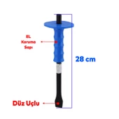 Murç Düz Uç Kırıcı Keski Beton Kaya Taş Maden Delici Hilti Ucu 28 cm - 5