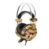 Sprange SR-X9 Mikrofonlu Kamuflaj Desenli LED Aydınlatmalı Oyuncu Kulaklığı - 2