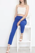 Krep Bağcık Detaylı Pantolon Saks - 152429.1778. - 2