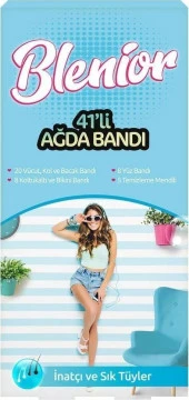 Blenior 41 Li Ağda Bandı Hepsi Bir Arada Set Inatçı ve Sık Tüyler - 1