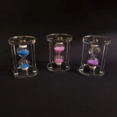 Mini Cam Kum Saati Dekoratif Hediyelik - 1