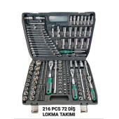 MELZOHOME 216 PCS 72 DİŞ LOKMA TAKIMI - 1