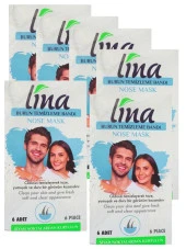 LİNA BURUN TEMİZLEME BANDI SİYAH NOKTALAR İÇİN 6 LI PAKET X 6 - 1