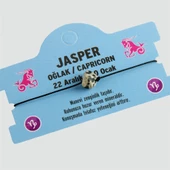 Jasper Doğal Taşlı Oğlak Burç Bileklik - DL0101 - 1