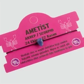 Ametist Doğal Taşlı Akrep Burç Bileklik - DL0101 - 1
