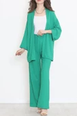 Uzun Kimono Takım Yeşil - 722.1247. - 2