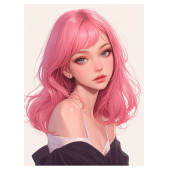 Anime Tatlı Kız Boyama Kitabı (50 Boyama Sayfası) - 2