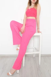 Beli Lastikli Pantolon Fuşya - 10536.1059. thumbnail 2