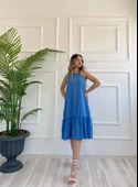 Kadın Elbise İndigo thumbnail 1