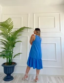 Kadın Elbise İndigo thumbnail 3