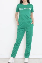 Jogger Eşofman Takımı Yeşil - 16601.5238. - 3