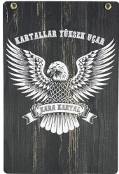 Beşiktaş Orijinal Lisanslı Siyah Çocuk Sweat Hediyelik Ahşap Kutulu - 3