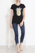 Ananas Pullu Bluz Siyah - 17125.599. - 4