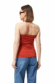 Straplez Bluz Tarçın - 0015.138 - 1