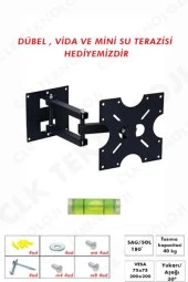 Profilo 32Pa200e 32" 81 Ekran Uydu Alicili Hd Ready Led Tv Hareketli Duvar Aski Aparati thumbnail 2