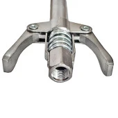 Çift Mandallı Gres Tabancası Pompa Ucu 10000PSI Gres memesi Yağ Pompası Şırınga Yağlayıcı Kuplörü -Hortumlu - 4