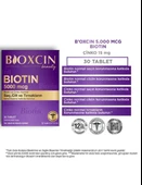 Bioxcin Biotin 5000 mcg Takviye Edici Gıda 30 Tablet thumbnail 4