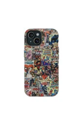 Xiaomi Redmi Note 12 Pro 5G Uyumlu Silikon Kılıf -  Marvel Collage - 1
