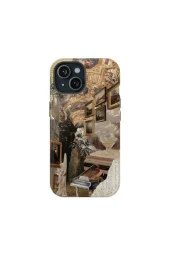 Samsung Galaxy J7 Prime 2 Uyumlu Silikon Kılıf -  Sanat Eseri Kolaj - 1