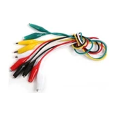 10 Adet - Krokodil Kablo 10Lu Set Krokodil 10 Adet Arduino Kablo - 2
