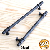 Arsin Siyah Metal Kulp 160 mm-16 cm Mobilya Çekmece Mutfak Dolabı Dolap Kapak Kulpları Kulbu Kulpu thumbnail 1