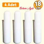 Kapsül Bohem Mobilya Kanepe Tv Ünitesi Koltuk Ayağı Baza Ayakları Beyaz 18 Cm 4 Adet thumbnail 1