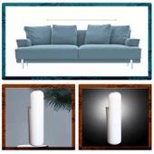 Kapsül Bohem Mobilya Kanepe Tv Ünitesi Koltuk Ayağı Baza Ayakları Beyaz 18 Cm 4 Adet thumbnail 4