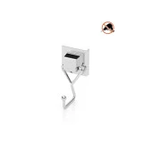 Tekno Tel EF-237 Yapışkanlı Banyo Tekli Askı Bornozluk Krom - 1