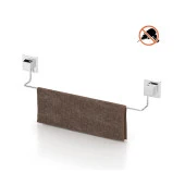 Tekno Tel EF-260 Yapışkanlı Banyo Uzun Havluluk Krom - 1