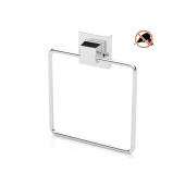 Tekno Tel EF-234 Yapışkanlı Banyo Kare Havluluk Krom - 1