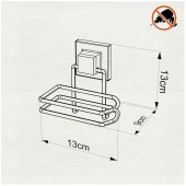 Tekno Tel EF-271 Yapışkanlı Tuvalet Wc Kağıtlık Krom - 2