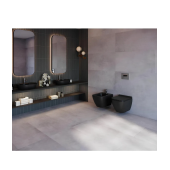 Seramiksan Saturn Rimout Mat Antrasit Asma Klozet A141301K,Seramiksan Saturn Rimout Mat Antrasit Kapak - 2