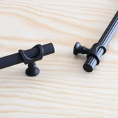 Arsin Siyah Metal Kulp 224 mm-22.4 cm Mobilya Çekmece Dolabı Dolap Mutfak Kapak Kulpları Kulbu Kulpu - 5