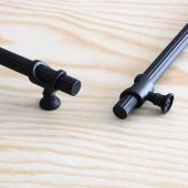 Arsin Siyah Metal Kulp 224 mm-22.4 cm Mobilya Çekmece Dolabı Dolap Mutfak Kapak Kulpları Kulbu Kulpu - 7