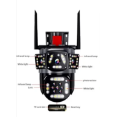 Çift Kameralı O-kam Pro Uygulamalı 6mp PTZ ip Wifi Güvenlik Kamerası - 5