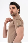 Outdoor Tişört Günlük Polo Yaka Tişörtü T-Shirf - 802 - 6