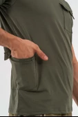 Combat Tactical Outdoor Tişört Günlük Sıfır Yaka Tişörtü T-Shirf  -  806 thumbnail 4