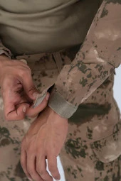 Combat Tactical Outdoor Jandarma Gömlek Uzun Kol Kamuflaj Gömlek - 401 - 5