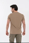Combat Tactical Outdoor Tişört Günlük Sıfır Yaka Sporcu Erkek Tişörtü T-Shirf -  807 SJY - 11